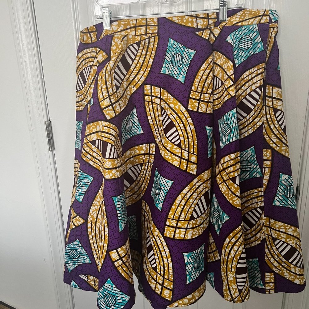 African Print Skirt